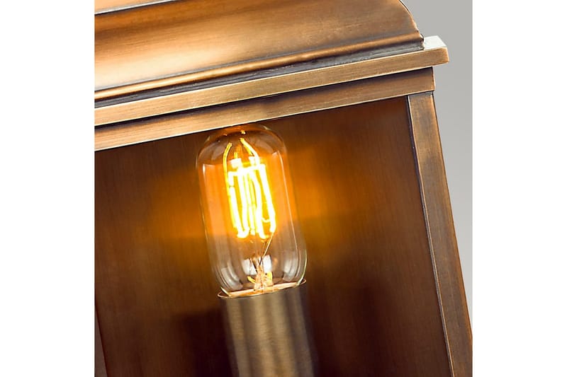 Old Bailey Elstead Lighting Vägglampa utomhus - Brass - Trädgård & spabad - Utemiljö - Entré - Entrébelysning