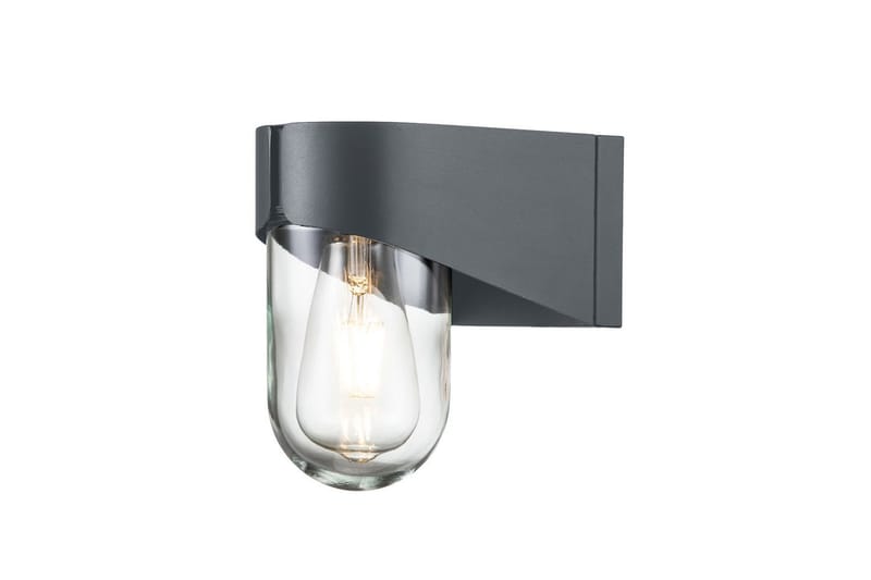 Porto Elstead Lighting Vägglampa utomhus, Grey