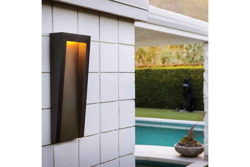 Taper Hinkley Vägglampa utomhus - Black - Trädgård & spabad - Utemiljö - Entré - Entrébelysning