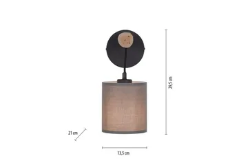 Tribu Just Light Vägglampa - Taupe - Trädgård & spabad - Utemiljö - Entré - Entrébelysning