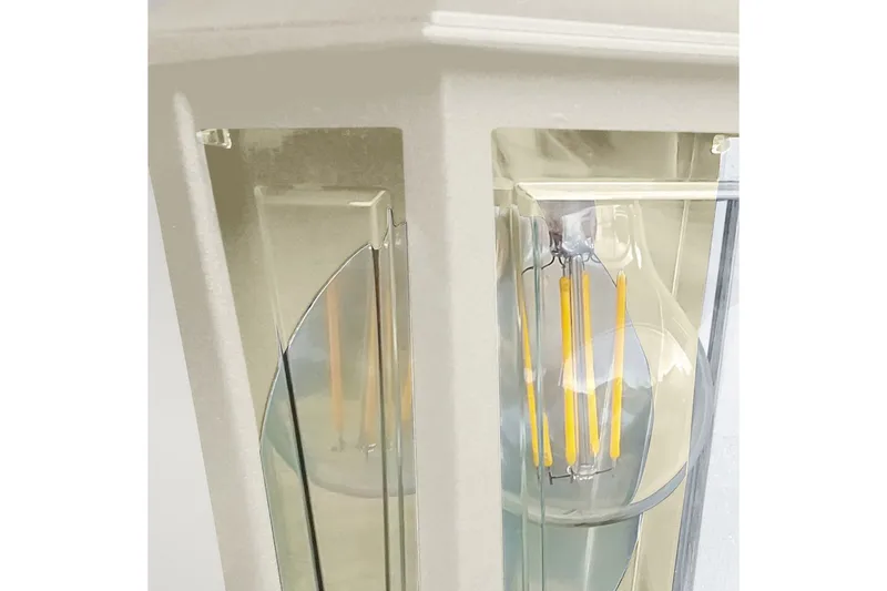 Utomhusvägglampa Elstead Lighting Deco Lane Kräm - Kräm - Trädgård & spabad - Utemiljö - Entré - Entrébelysning