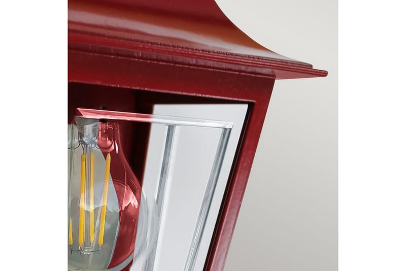 Utomhusvägglampa Elstead Lighting Deco Lane Röd - Röd - Trädgård & spabad - Utemiljö - Entré - Entrébelysning