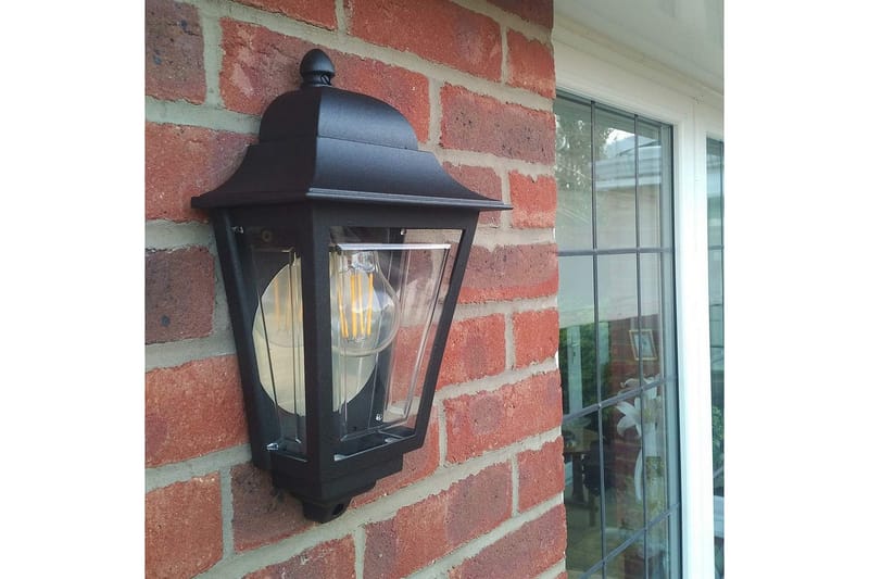 Utomhusvägglampa Elstead Lighting Deco Lane Svart - Svart - Trädgård & spabad - Utemiljö - Entré - Entrébelysning