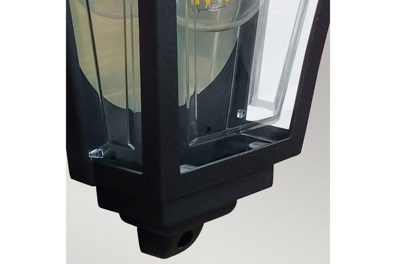 Utomhusvägglampa Elstead Lighting Deco Lane Svart - Svart - Trädgård & spabad - Utemiljö - Entré - Entrébelysning