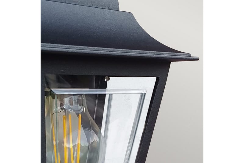 Utomhusvägglampa Elstead Lighting Deco Lane Svart - Svart - Trädgård & spabad - Utemiljö - Entré - Entrébelysning