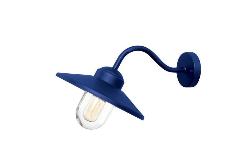 Utomhusvägglampa Elstead Lighting Klampenborg Marinblå - Marinblå - Trädgård & spabad - Utemiljö - Entré - Entrébelysning