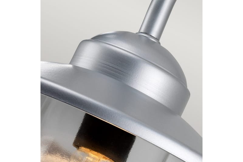 Utomhusvägglampa Elstead Lighting Klampenborg Silver - Silver - Trädgård & spabad - Utemiljö - Entré - Entrébelysning