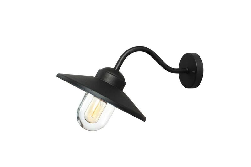 Utomhusvägglampa Elstead Lighting Klampenborg Svart, Svart