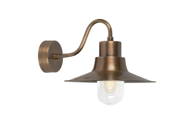 Utomhusvägglampa Elstead Lighting Sheldon Åldrad mässing - Åldrad mässing - Trädgård & spabad - Utemiljö - Entré - Entrébelysning
