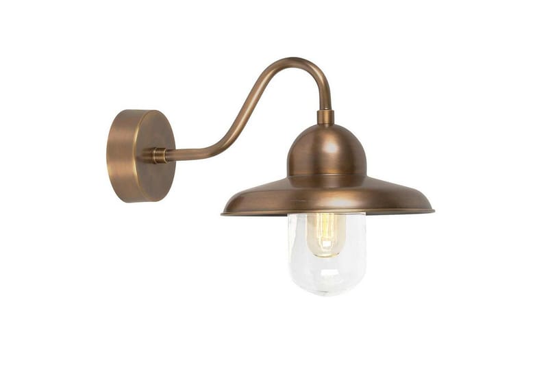 Utomhusvägglampa Elstead Lighting Somerton Åldrad mässing - Åldrad mässing - Trädgård & spabad - Utemiljö - Entré - Entrébelysning
