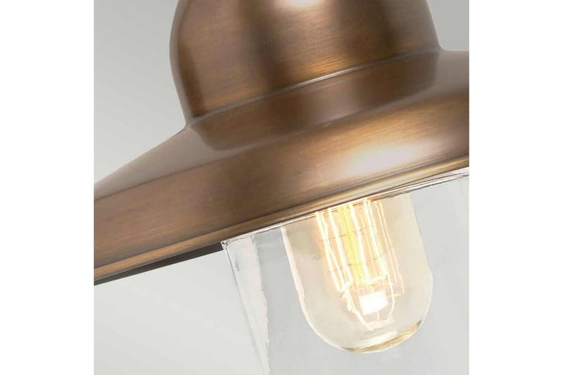 Utomhusvägglampa Elstead Lighting Somerton Åldrad mässing - Åldrad mässing - Trädgård & spabad - Utemiljö - Entré - Entrébelysning