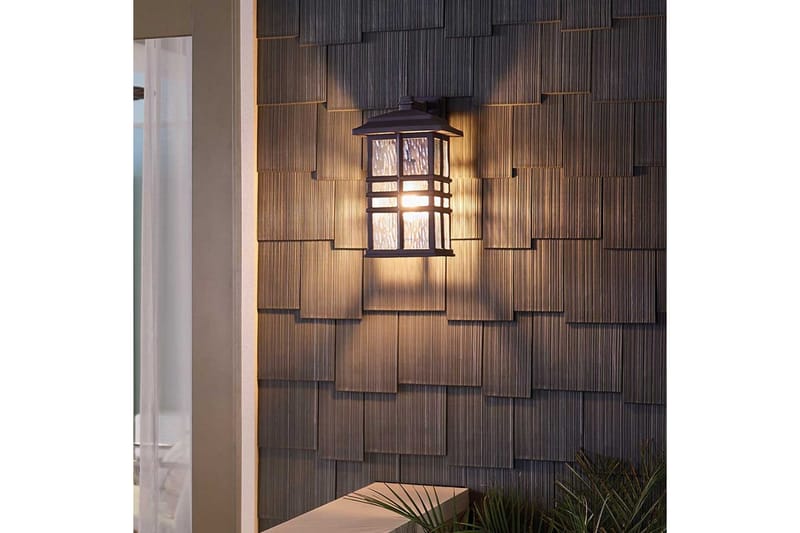 Utomhusvägglampa Kichler Beacon Square 203x359x228 mm - 203x359x228 mm - Trädgård & spabad - Utemiljö - Entré - Entrébelysning