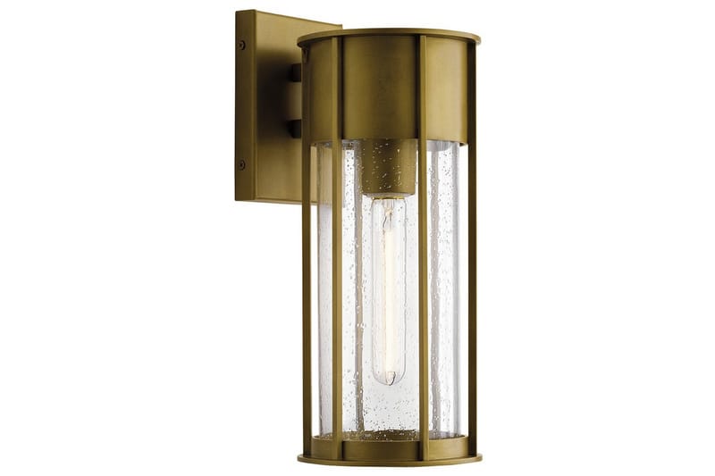 Utomhusvägglampa Kichler Camillo Målad Naturlig Mässing - Målad Naturlig Mässing - Trädgård & spabad - Utemiljö - Entré - Entrébelysning