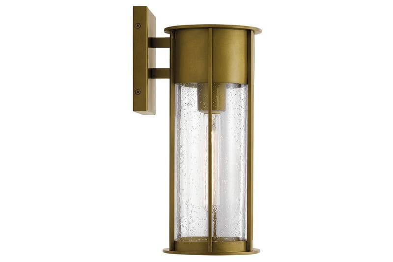 Utomhusvägglampa Kichler Camillo Målad Naturlig Mässing - Målad Naturlig Mässing - Trädgård & spabad - Utemiljö - Entré - Entrébelysning