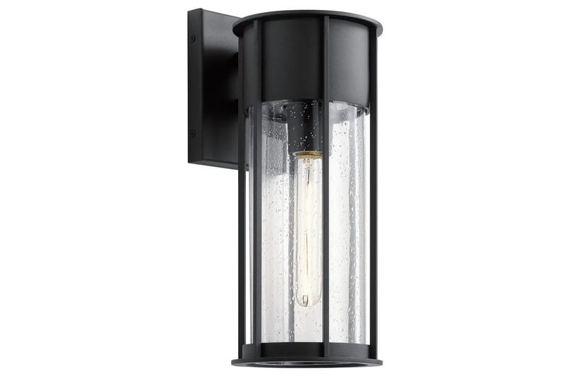 Utomhusvägglampa Kichler Camillo Texturerad Svart - Texturerad Svart - Trädgård & spabad - Utemiljö - Entré - Entrébelysning