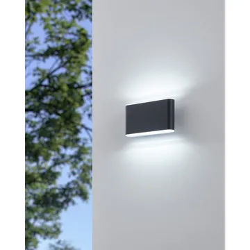 Utvändig vägglampa Grutti - Antracit - Trädgård & spabad - Utemiljö - Entré - Entrébelysning