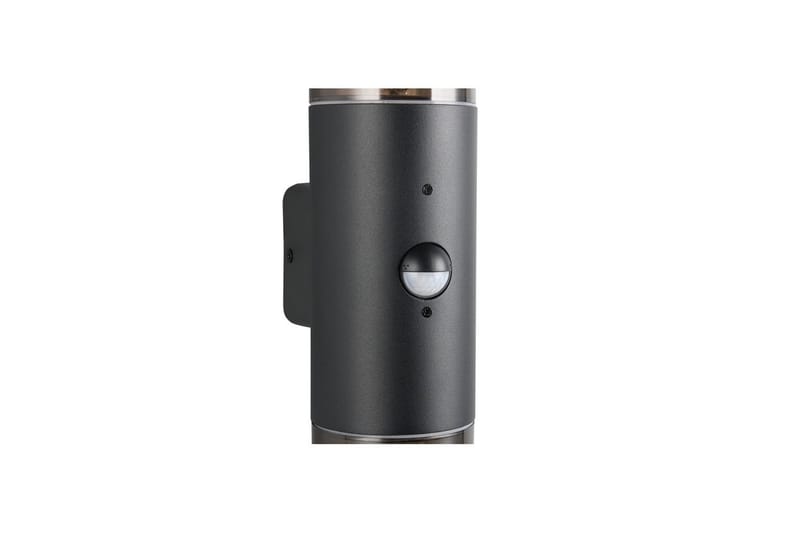 Vägglampa Hoosic - 2 lampor, Mattsvart, Med rörelsesensor - Trädgård & spabad - Utemiljö - Entré - Entrébelysning