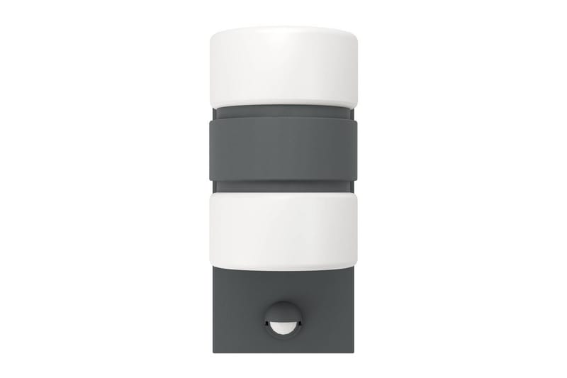 Vägglampa Utebelysning Eglo Atollari Silver/Vit - Silver/Vit - Trädgård & spabad - Utemiljö - Entré - Entrébelysning
