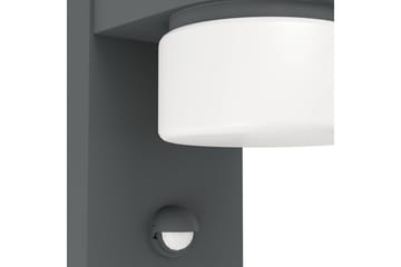Vägglampa Utebelysning Eglo Atollari Silver/Vit - Silver/Vit - Trädgård & spabad - Utemiljö - Entré - Entrébelysning