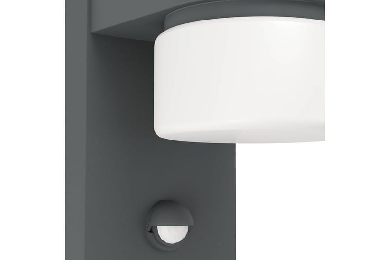 Vägglampa Utebelysning Eglo Atollari Silver/Vit - Silver/Vit - Trädgård & spabad - Utemiljö - Entré - Entrébelysning