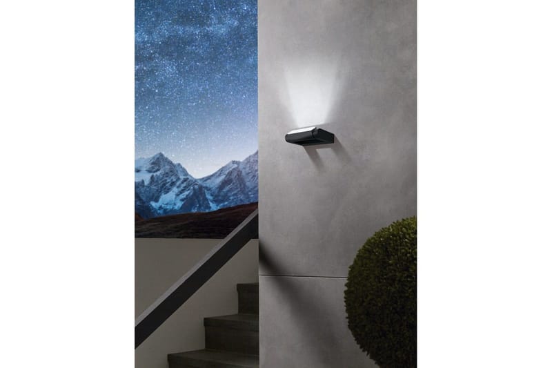 Vägglampa Utebelysning Eglo Brianza - Svart - Trädgård & spabad - Utemiljö - Entré - Entrébelysning