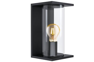 Vägglampa Utebelysning Eglo Cascinetta - Svart - Trädgård & spabad - Utemiljö - Entré - Entrébelysning