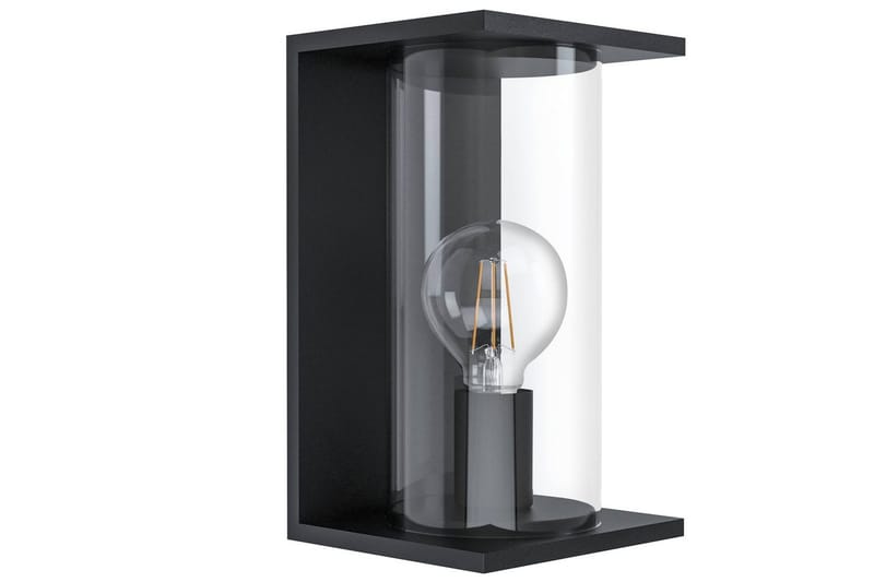 Vägglampa Utebelysning Eglo Cascinetta, Svart