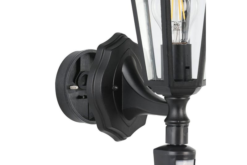 Vägglampa Utebelysning Eglo Laterna 4 med Sensor - Svart - Trädgård & spabad - Utemiljö - Entré - Entrébelysning