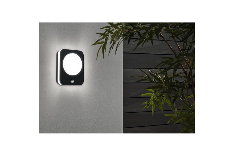 Vägglampa Utebelysning Eglo Madriz med Sensor - Svart/Vit - Trädgård & spabad - Utemiljö - Entré - Entrébelysning