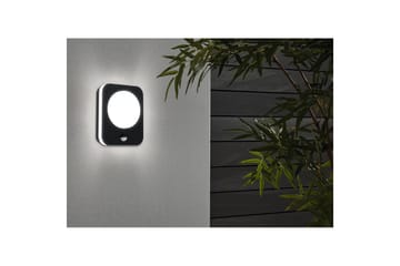 Vägglampa Utebelysning Eglo Madriz med Sensor - Svart/Vit - Trädgård & spabad - Utemiljö - Entré - Entrébelysning