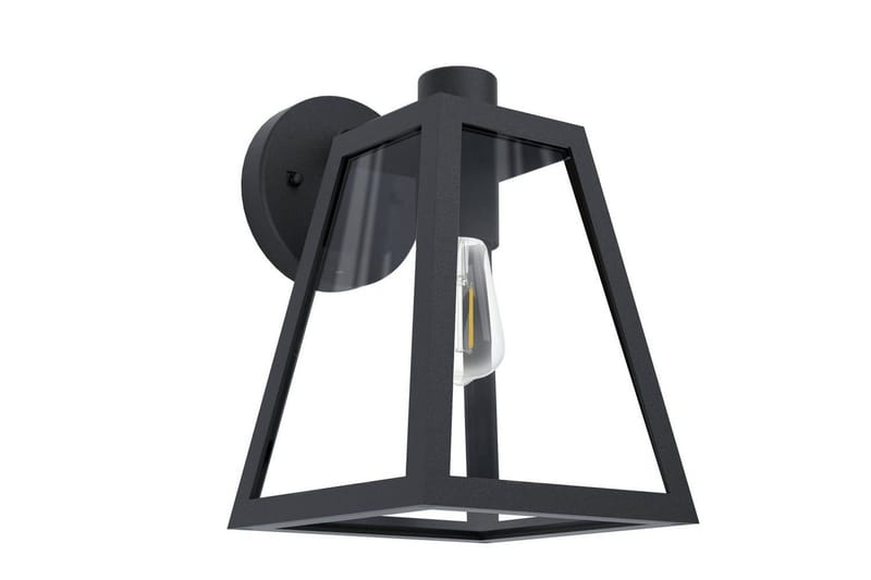 Vägglampa Utebelysning Eglo Mirandola, Svart