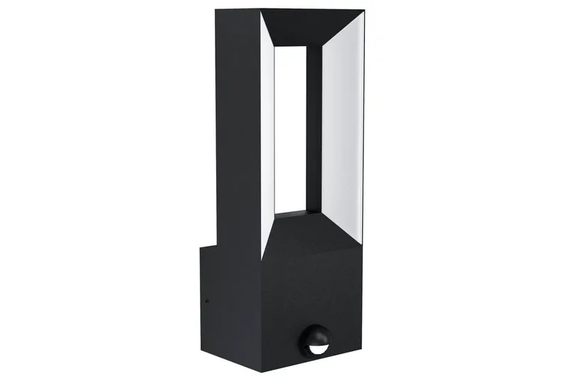 Vägglampa Utebelysning Eglo Riforano med Sensor, Svart