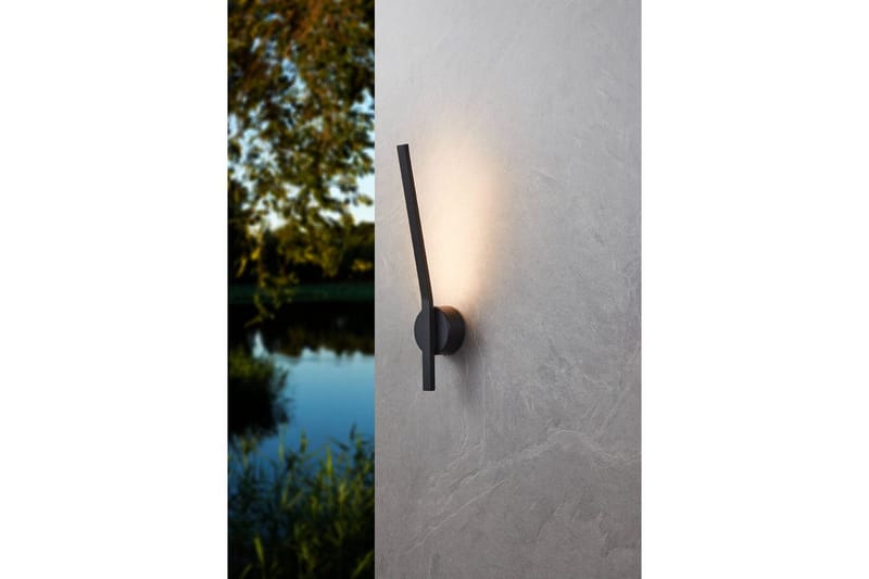 Vägglampa Utebelysning Eglo Taparita - Svart/Vit - Trädgård & spabad - Utemiljö - Entré - Entrébelysning