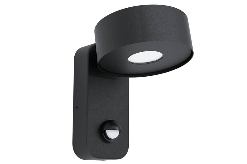 Vägglampa Utebelysning Eglo Palosco med Sensor, Svart