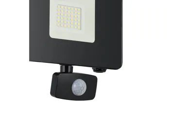 Väggstrålkastare Utebelysning Eglo Faedo 3 med Sensor 30W, Svart - Svart - Trädgård & spabad - Utemiljö - Entré - Entrébelysning