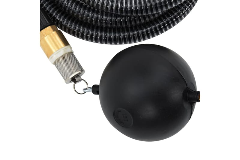 Sugslang med kopplingar i mässing 3 m 25 mm svart - Svart - Trädgård & spabad - Utemiljö - Bevattning & vattenpump - Vattenslang & trädgårdsslang