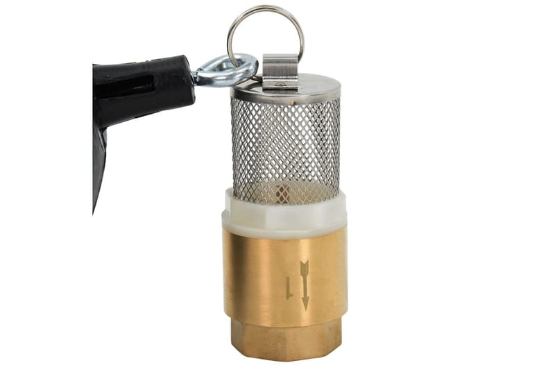 Sugslang med kopplingar i mässing 3 m 25 mm svart - Svart - Trädgård & spabad - Utemiljö - Bevattning & vattenpump - Vattenslang & trädgårdsslang