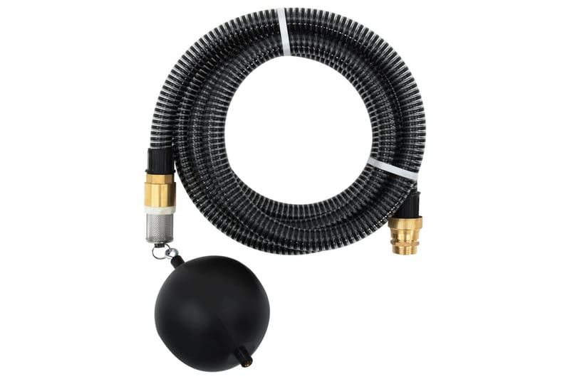 Sugslang med koppling i mässing 10 m 25 mm svart - Svart - Trädgård & spabad - Utemiljö - Bevattning & vattenpump - Vattenslang & trädgårdsslang