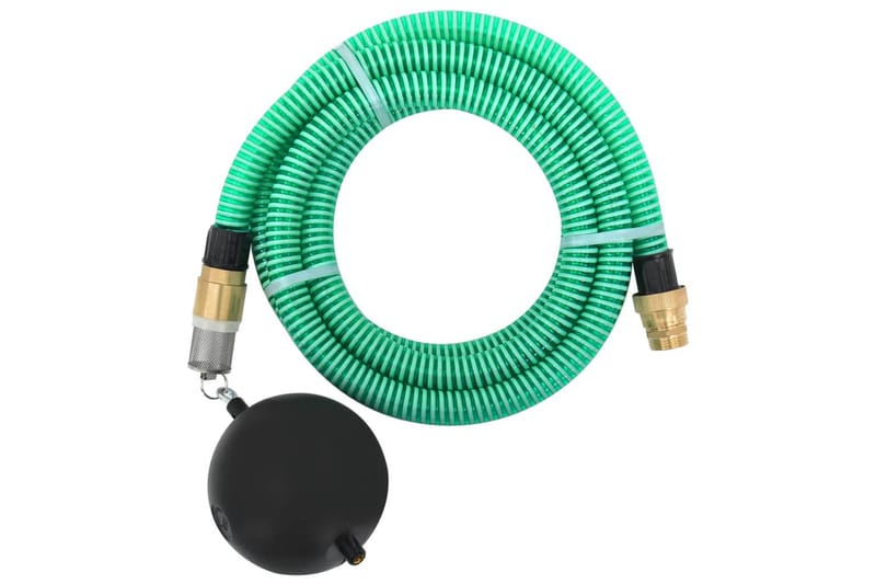 Sugslang med kopplingar i mässing 10 m 25 mm grön - Grön - Trädgård & spabad - Utemiljö - Bevattning & vattenpump - Vattenslang & trädgårdsslang