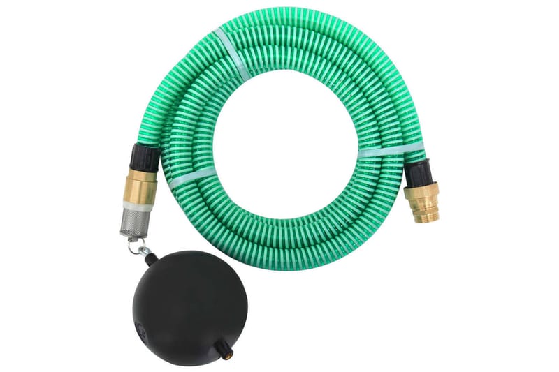 Sugslang med kopplingar i mässing 20 m 25 mm grön - Grön - Trädgård & spabad - Utemiljö - Bevattning & vattenpump - Vattenslang & trädgårdsslang