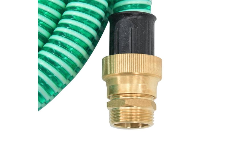 Sugslang med kopplingar i mässing 20 m 25 mm grön - Grön - Trädgård & spabad - Utemiljö - Bevattning & vattenpump - Vattenslang & trädgårdsslang