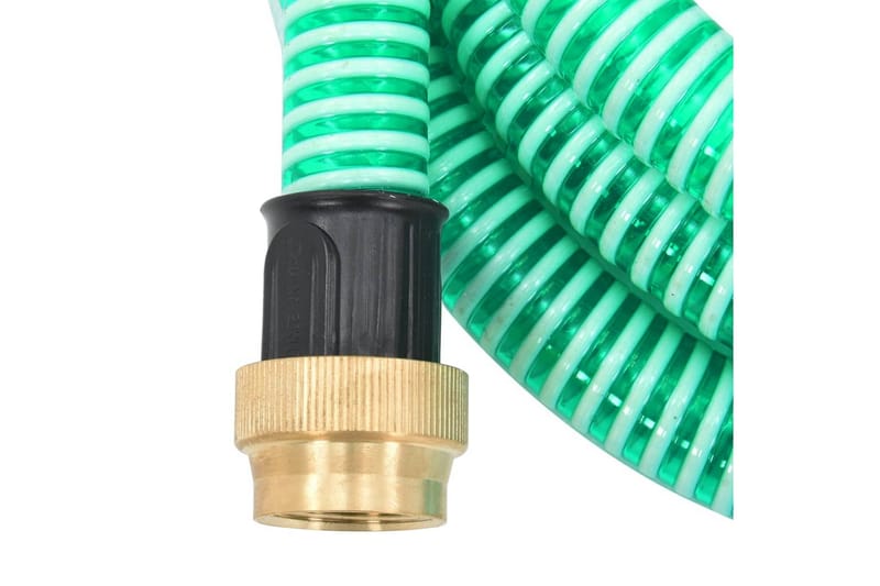 Sugslang med kopplingar i mässing 20 m 25 mm grön - Grön - Trädgård & spabad - Utemiljö - Bevattning & vattenpump - Vattenslang & trädgårdsslang