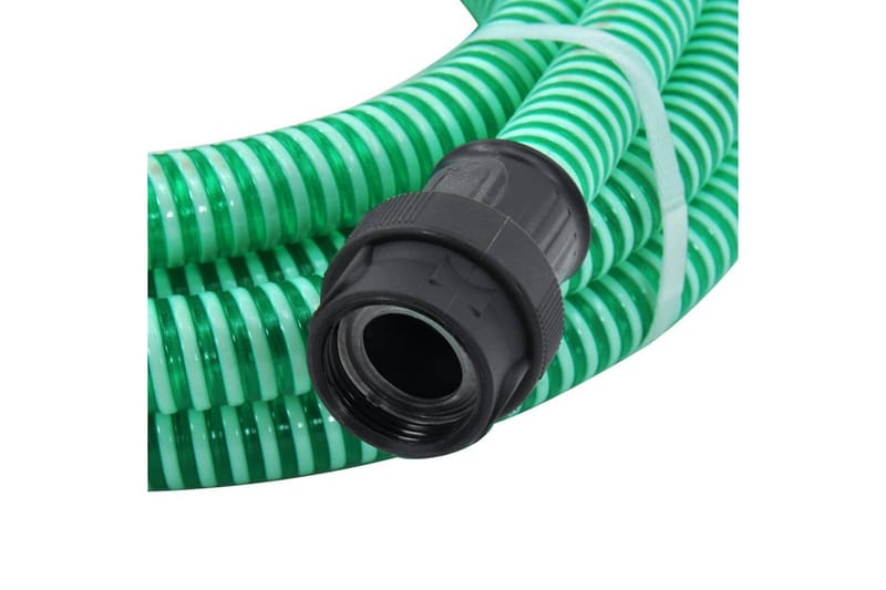Sugslang med PVC-kopplingar 10 m 22 mm grön - Grön - Vattenslang & trädgårdsslang