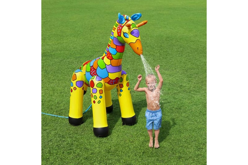 Bestway Jumbo giraff vattenspridare 142x104x198 cm - Flerfärgsdesign - Vattenspridare