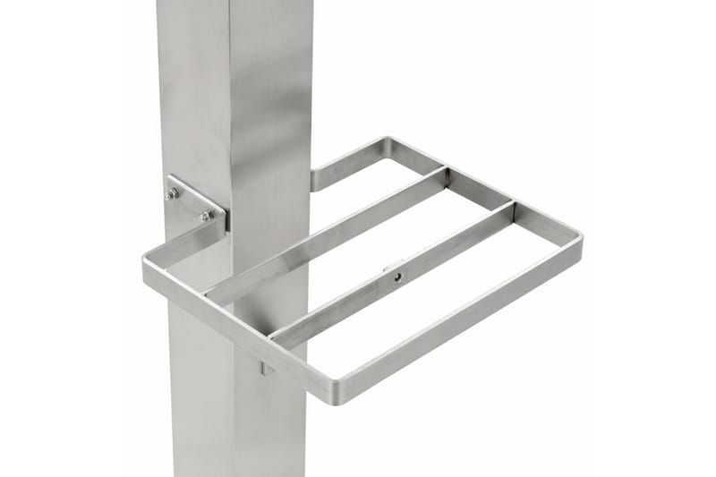 Vattenpost för trädgården 95 cm rostfritt stål fyrkantig - Silver - Trädgård & spabad - Utemiljö - Bevattning & vattenpump - Vattenutkastare