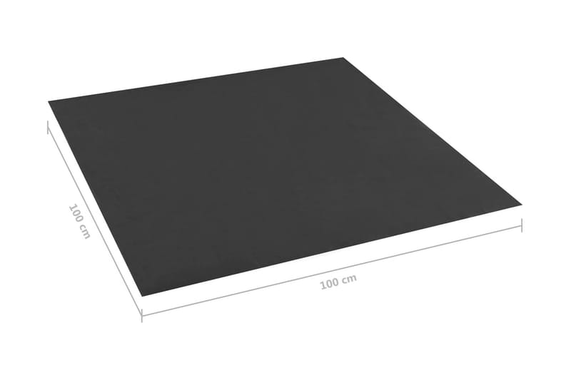 Markduk för sandlåda svart 100x100 cm - Svart - Fiberduk & geotextil