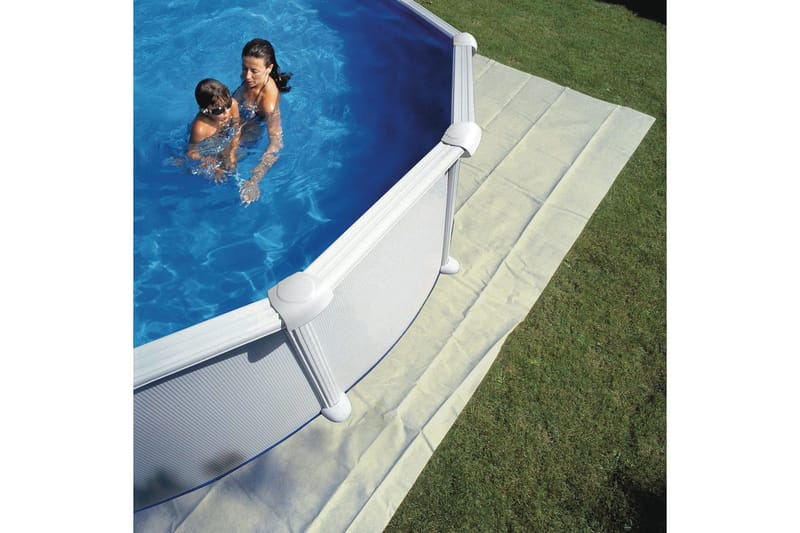 Marktäckning Swim & Fun Runda Ø550 cm - Ø550 cm - Trädgård & spabad - Utemiljö - Sten, grus & sand - Markbeläggning - Fiberduk & geotextil