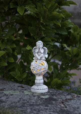 Angel Solcellsdekoration 27 cm - beige - Trädgård & spabad - Utemiljö - Trädgårdsdekoration - Trädgårdsfigurer & trädgårdsprydnad
