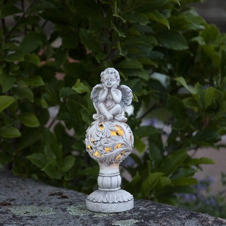 Angel Solcellsdekoration 27 cm - beige - Trädgård & spabad - Utemiljö - Trädgårdsdekoration - Trädgårdsfigurer & trädgårdsprydnad
