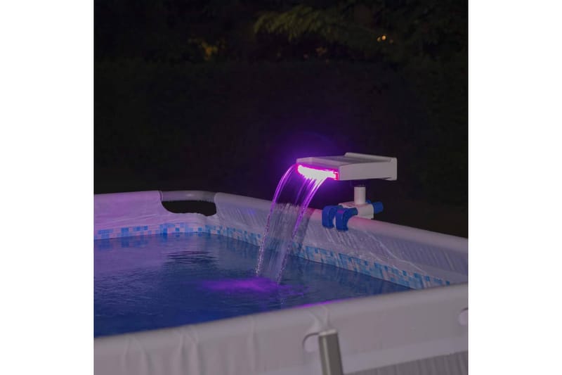 Bestway Vattenfall med LED till pool Flowclear - Vit - Vattenfall damm - Damm & fontän